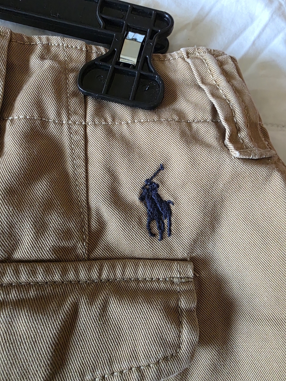 Ralph Lauren Polo Tan Cargo Shorts with Pockets - Picture 3 of 5